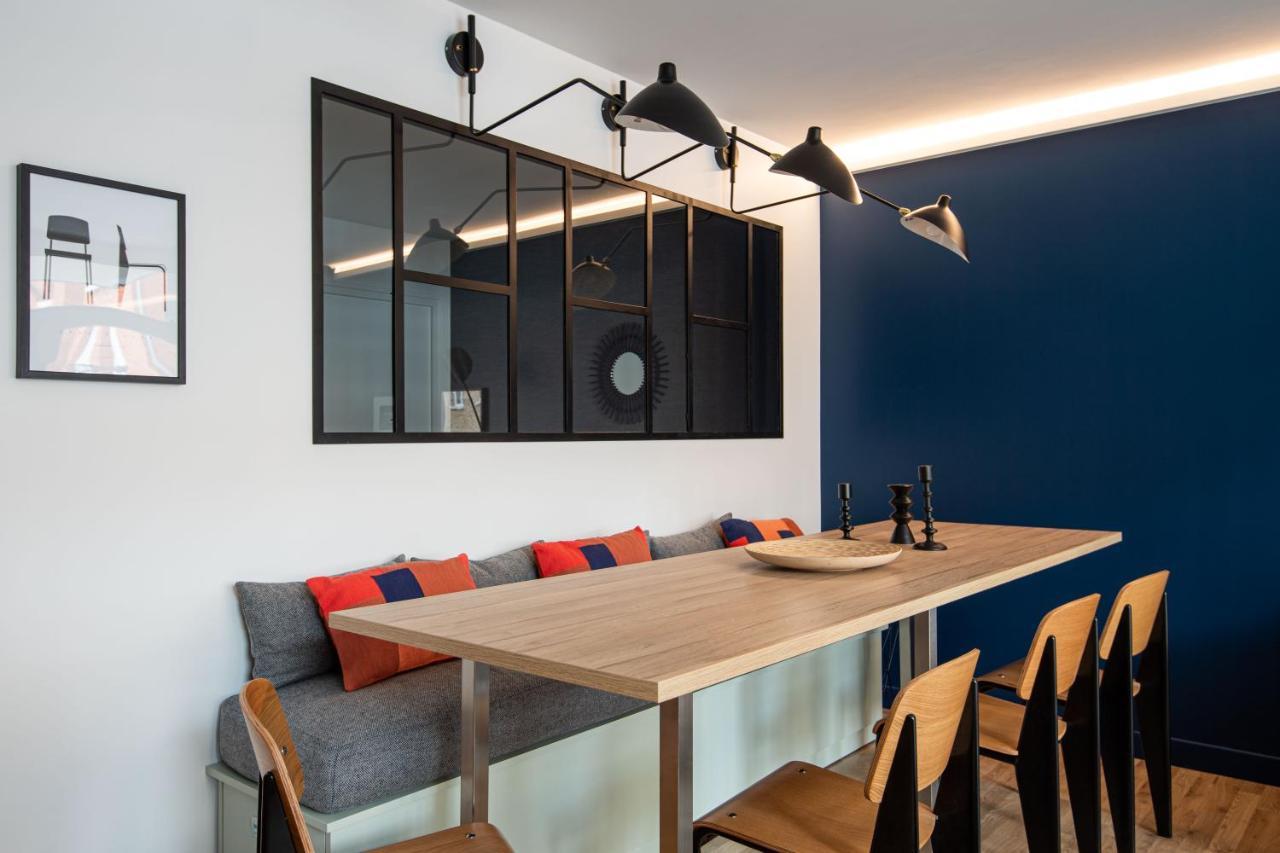 New - Appt Style Le Corbusier Avec Balcon - 8 Pers Lägenhet Paris Exteriör bild