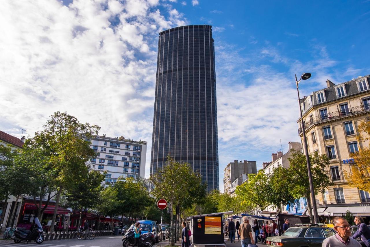 New - Appt Style Le Corbusier Avec Balcon - 8 Pers Lägenhet Paris Exteriör bild